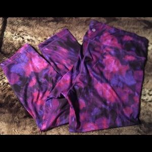 Active Life Exercise Bottoms XXL Purple & Hot Pink